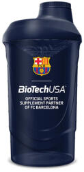 BioTechUSA FC Barcelona Shaker 600 ml, albastru