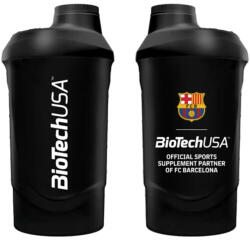 BioTechUSA FC Barcelona Shaker 600 ml, negru