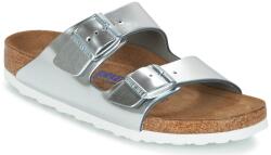 Birkenstock Papuci de vară Femei Arizona Soft Footbed BIRKENSTOCK Argintiu 35