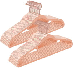 SONGMICS Bársony vállfa, csúszásmentes ruhaakasztó 30 db, rózsaszín (CRF21PK30)