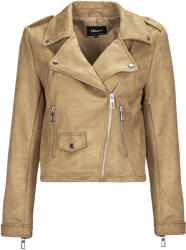 Only Jachete din piele și material sintetic Femei ONLSCOOTIE FAUX SUEDE BIKER JACKET OTW Only Bej EU L