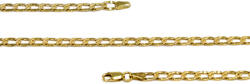 Ékszershop Vésett sárga arany pancer lánc (1291239)