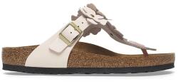Birkenstock bőr flip-flop Gizeh Flowers - rózsaszín Női 39