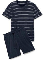 Tchibo - Férfi rövidnadrágos pizsama - férfi - méret L 52/54 - kék/csíkos - tchibo - 7 995 Ft