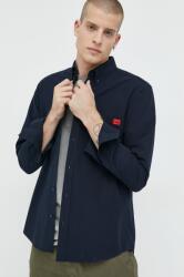 HUGO BOSS pamut ing - sötétkék M - answear - 38 990 Ft