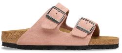 Birkenstock papucs velúrból Arizona - rózsaszín Női 41