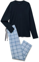 Tchibo - Férfi jersey pizsama - férfi - méret XXL 60/62 - kék/kockás