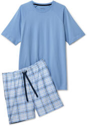 Tchibo - Férfi rövidnadrágos pizsama - férfi - méret M 48/50 - kék/kockás