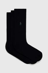 Ralph Lauren zokni 3 db - fekete 39-42