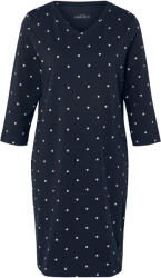 Tchibo - Női 3/4-es ujjú hálóing - nő - méret L 44/46 - kék/pöttyös