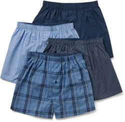 Tchibo - 4 db férfi szövött boxeralsó - férfi - méret Xxl/8 - kék/kockás