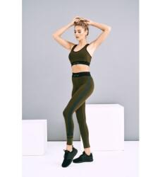 Gorilla Sports Sport leggings fekete/oliva S (100982-00095-0077) - gorillasports