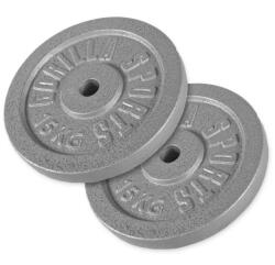 Gorilla Sports Öntöttvas súlytárcsa szett 30 kg 2 x 15 kg (100686-00002-0111) - gorillasports Súlytárcsa