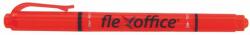 FlexOffice Szövegkiemelõ, 1, 0/4, 0 mm, kétvégű, FLEXOFFICE "HL01", narancs (12 db) (FOHL01N)