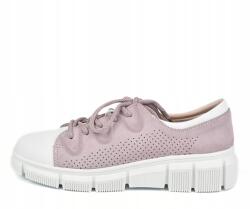 T. Sokolski Női félcipő T. sokolski W25-620/F természetes bőr velúr+lico lila méret37 (W25-620/F)