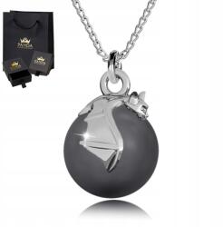 Panda Luxury Jewellery Ezüst Medál Gyöngyök Denevér Gyereknapi Ajándék Lányának 925 (Dla Niej Dziewczyny Mamy Córki Żony Babci 925)