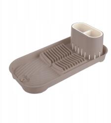 ORION Műanyag edényszárító Orion Bézs világosbarna (8592381258627)