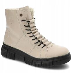 Rieker Bézs Bokacsizmák Rieker Bélelt Női Cipők (X3428-60)