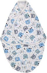 Wikids Pocaklakó Pólya - Fehér/Kék Maci fejes