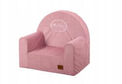 Baby-Raj Gyerekülés-fotel-puff Háttámlával my baby púder (Baby-Raj Fotel)