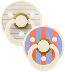 BIBS játszócumi - Studio PIN Colour natúr kaucsuk 6-18 hó krémfehér mix 2 db (M-69298992)