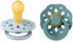 BIBS játszócumi - Boheme natúr kaucsuk 0-6 hó pasztellkék és óceán 2 db (M-66790430)