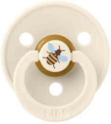 BIBS játszócumi - Studio Méhecske Colour natúr kaucsuk 6-18 hó krémfehér 1db tasakban (tasakban-69760319)