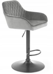 Halmar Hoker H-103 velúr hamuszürke állítható 92 cm elegáns modern étkező (V-CH-H/103-POPIELATY)