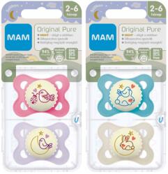 MAM játszócumi Original Night szilikon 2-6hó dupla (853623-69352171)
