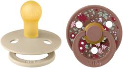 BIBS játszócumi - X Liberty Colour natúr kaucsuk 0-6 hó kamilla mackó 2 db (M-69247970)