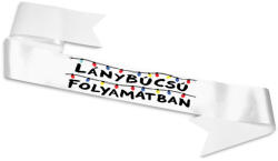 Partikellékek Lánybúcsú folyamatban vállszalag