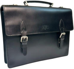  Blázek & Anni nagy nosztalgia férfi fekete bőr aktatáska 39 x 28, 5 cm (BA-941-AM-F)