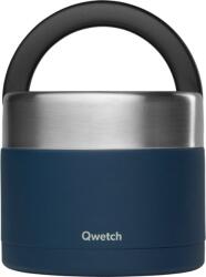 Qwetch Isotherm Lunchbox fogantyúval, 850 ml - Matt éjkék