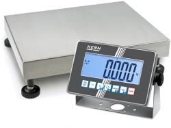 KERN & SOHN IXC 30K-3LM (30kg-0, 001kg) 500x400 mm IoT Line, Ipar 4.0 IP65/IP68 robusztus rozsdamentes acél digitális platform mérleg sok funkcióval, hitelesíthető (IXC 30K-3LM)
