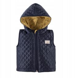 Eevi Ujjatlan pamut mellény kapucnival kék 80-as méret Eevi (739162)