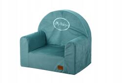 Baby-Raj Gyerekülés-fotel-puff Háttámlával my baby tengeri zsálya (Baby-Raj Fotel)