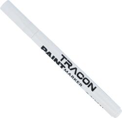 TRACON Marker permanent cu vopsea, M, alb 1-2mm (MARKPMW)