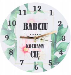  Falióra felirattal és nyomott mintával nagyinak ajándék nagymama napjára 30 cm (MM_ZEG 20)