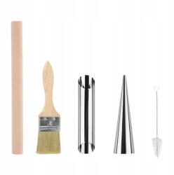  Bakelora Cannoli és cukrásztölcsér öntőforma szett 19 db-os (BAK-CC19-SS-001)