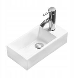 Mexen Inez baloldali munkalapi mosdó 40 x 20 cm, Fehér 21484000L (21484000L)