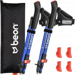 Beon Nordic Walking Botok Összecsukható Séta Botok Állítható (Kije nordic walking składane Beon FX2 Blue)