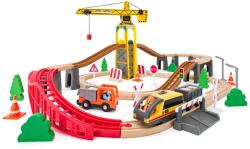  Set trenulet cu macara Woody Trenulet