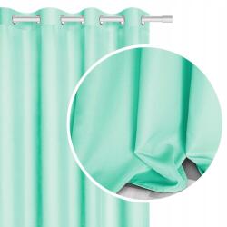 Prestiqua Függöny Nappaliba, Kész, Karikás, Menta Színű, 140x190 CM, Viva (Viva)