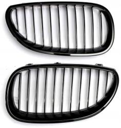 AutoDor Bmw 5 E60 03- Vese Grill Fekete Fényes L+p Tuning Black Line