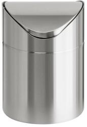VEPA BINS Billenős szemetes, 1, 5 l, rozsdamentes acél, asztali, VEPA BINS, ezüst (UVB05) - becsiirodaker
