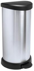 Keter Pedálos szemetes, fémhatású, 40 l, CURVER (UCPE40)