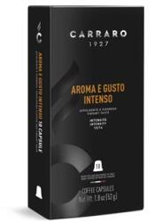 Caffé Carraro Kávékapszula, Nespresso® kompatibilis, 10 db, CARRARO „Aroma E Gusto Intenso (KHK1095)