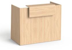 MAYAH Recepciós asztal, 130×64, 5 cm, MAYAH „Freedom SV-91, tölgy (IBXR91T)