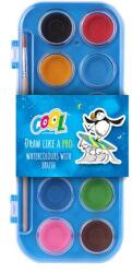Cool By Victoria Vízfesték, 12 szín, 28 mm, COOL BY VICTORIA (TVC013) - becsiirodaker
