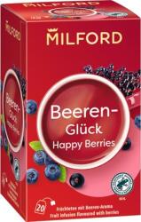 Milford Gyümölcstea, 20×2, 5 g, MILFORD „Happy berries, bogyós gyümölcs (KHK866)